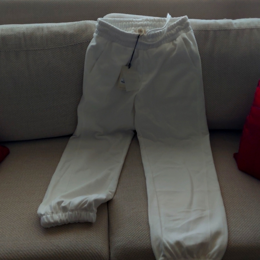 Elan size small white jogging pants